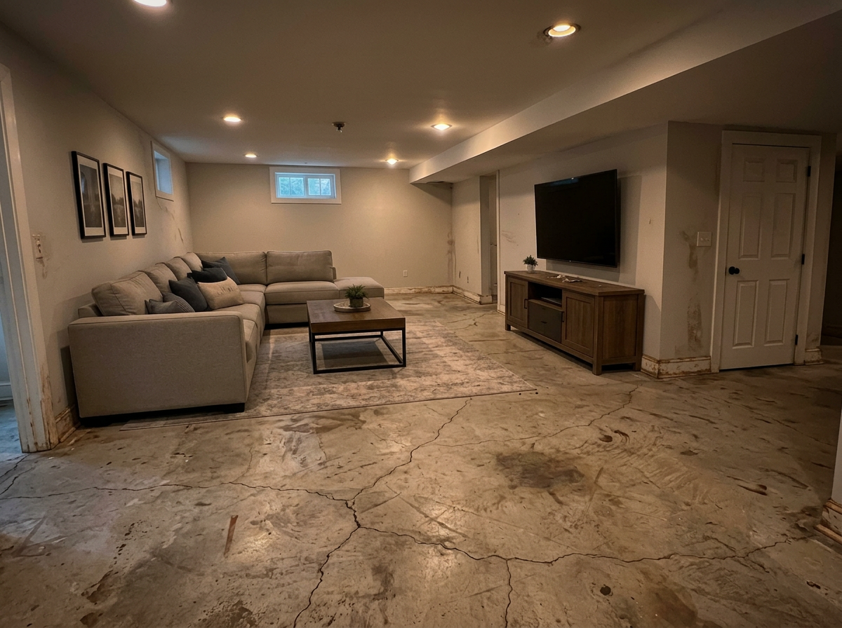 Waterproof basement — before concept